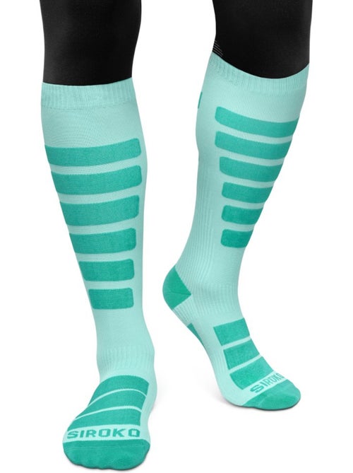 Chaussettes de snowboard sports d'hiver homme et femme aoraki - Kiabi