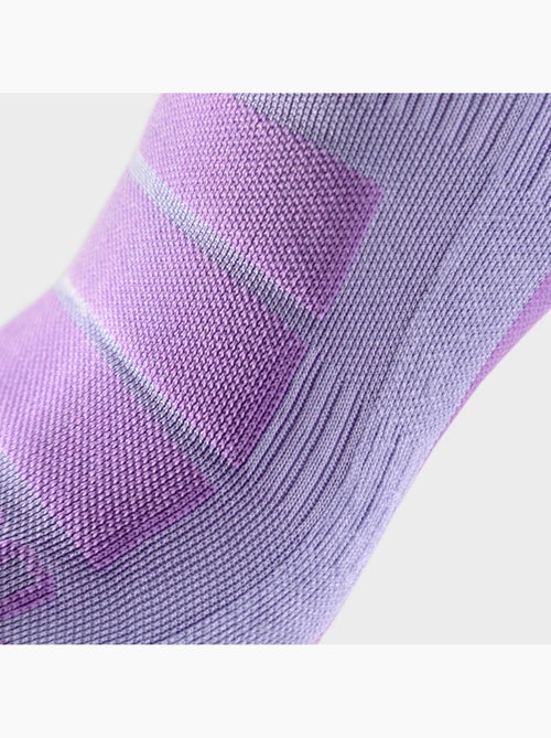 Chaussettes de snowboard sports d'hiver homme et femme aoraki violet - Kiabi