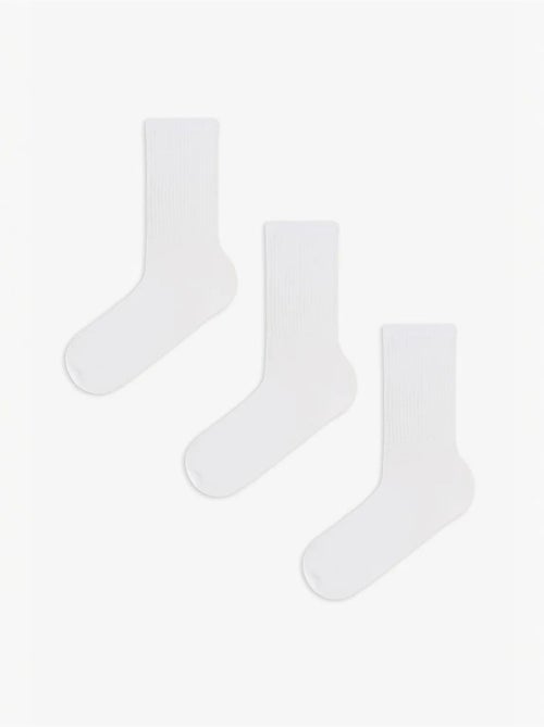 Chaussettes de tennis homme 3 paires penti - Kiabi Chaussettes de tennis homme 3 paires penti - Kiabi