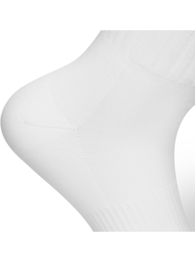 Chaussettes de tennis montantes tennis homme et femme tripoints Blanc - Kiabi