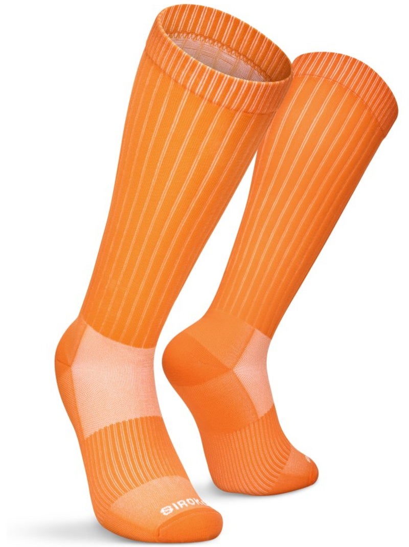 Chaussettes de tennis montantes tennis homme et femme tripoints Orange - Kiabi