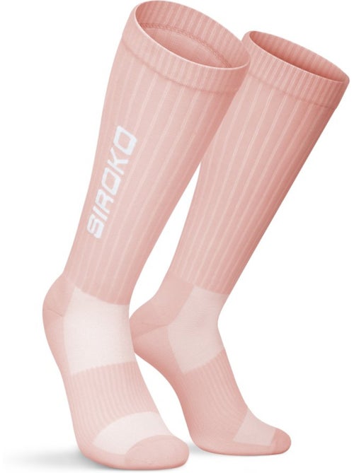 Chaussettes de tennis montantes tennis homme et femme tripoints - Kiabi