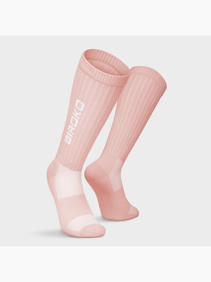 Chaussettes de tennis montantes tennis homme et femme tripoints Rose - Kiabi