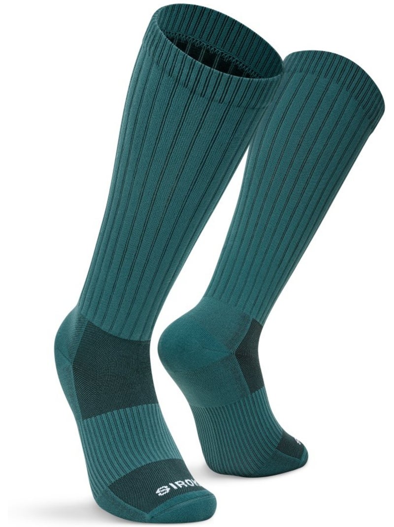 Chaussettes de tennis montantes tennis homme et femme tripoints Vert - Kiabi