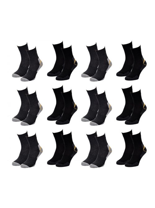 Chaussettes de Travail TRACTO pour Homme Résistance et Qualité Pro - Pack de 12 - Kiabi Chaussettes de Travail TRACTO pour Homme Résistance et Qualité Pro - Pack de 12 - Kiabi