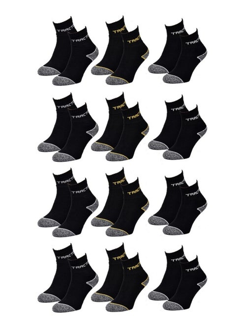 Chaussettes de Travail TRACTO pour Homme Résistance et Qualité Pro - Pack de 12 - Kiabi Chaussettes de Travail TRACTO pour Homme Résistance et Qualité Pro - Pack de 12 - Kiabi