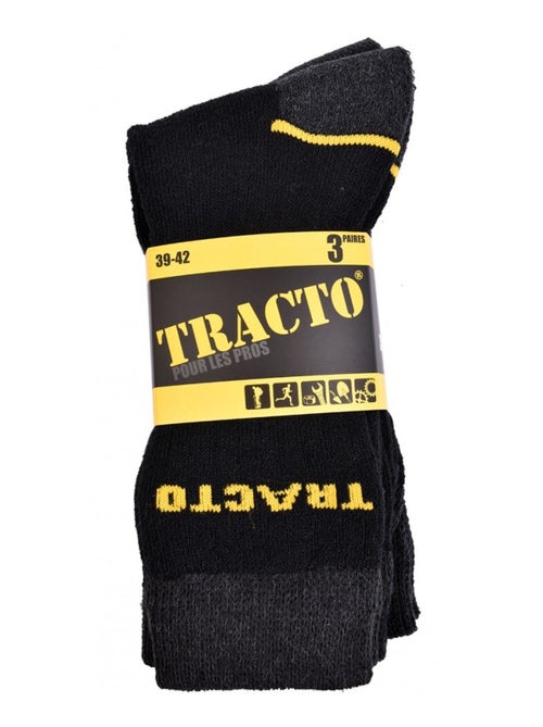 Chaussettes de Travail TRACTO Qualité Pro - Pack de 3 - Kiabi Chaussettes de Travail TRACTO Qualité Pro - Pack de 3 - Kiabi