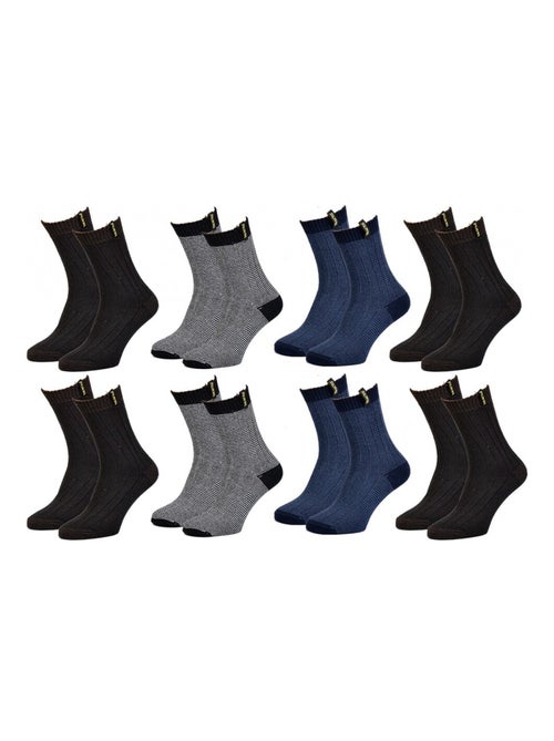 Chaussettes de Travail TRACTO Qualité Pro - Pack de 8 - Kiabi Chaussettes de Travail TRACTO Qualité Pro - Pack de 8 - Kiabi