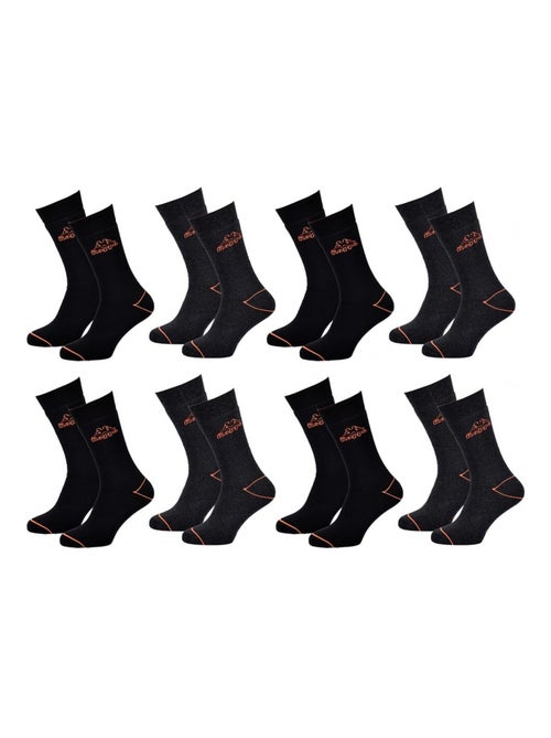 Chaussettes de Ville homme KAPPA - Pack de 8 - Kiabi Chaussettes de Ville homme KAPPA - Pack de 8 - Kiabi