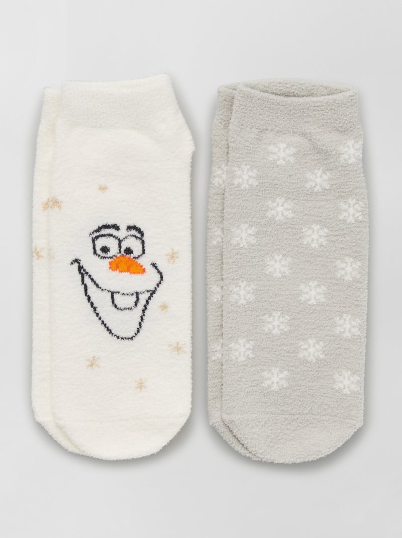 Chaussettes 'Disney' éponge BLANC - Kiabi