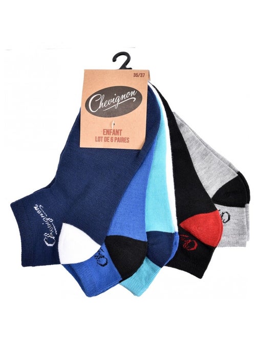 Chaussettes Enfant CHEVIGNON - Pack de 6 - Kiabi Chaussettes Enfant CHEVIGNON - Pack de 6 - Kiabi