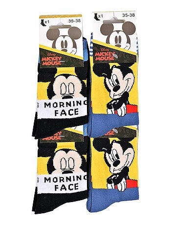 Chaussettes enfant DISNEY en Coton- Pack de 10