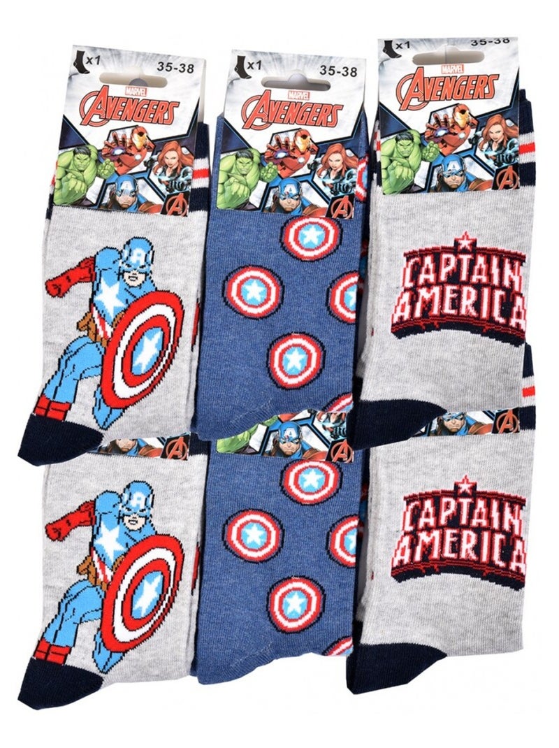 Chaussettes enfant DISNEY en Coton- Pack de 20 Noir Multicolore Gris - Kiabi