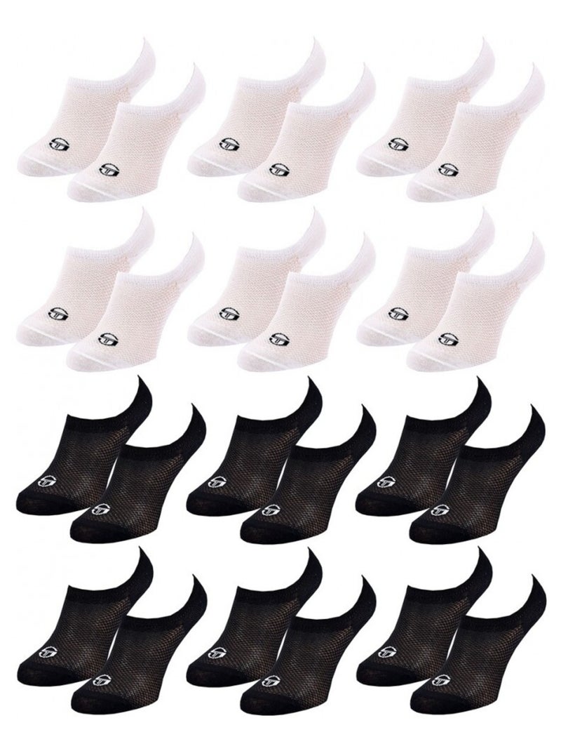 Chaussettes Enfant FOOTIES SERGIO TACCHINI - Pack de 12 Multicolore - Kiabi
