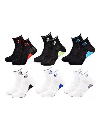 Chaussettes Enfant SERGIO TACCHINI Socquettes en Coton Majoritaire - Pack de 12