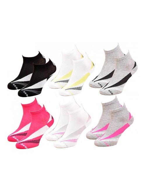 Chaussettes Enfant SERGIO TACCHINI Socquettes en Coton Majoritaire - Pack de 6 - Kiabi Chaussettes Enfant SERGIO TACCHINI Socquettes en Coton Majoritaire - Pack de 6 - Kiabi