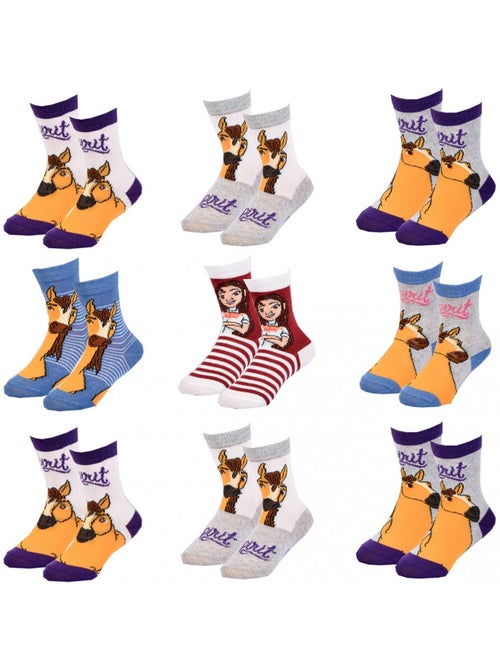 Chaussettes Enfant SPIRIT fantaisie -Assortiment modèles photos selon arrivages- - Pack de 9 - Kiabi Chaussettes Enfant SPIRIT fantaisie -Assortiment modèles photos selon arrivages- - Pack de 9 - Kiabi