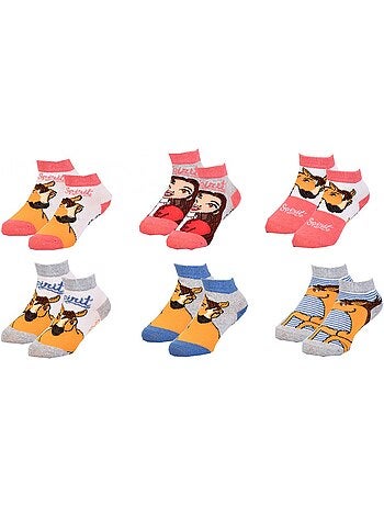 Chaussettes Enfant SPIRIT fantaisie -Assortiment modèles photos selon arrivages - Pack de 9