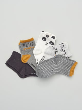 Chaussettes fantaisie - Lot de 5