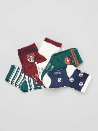 Chaussettes fantaisie - Lot de 5