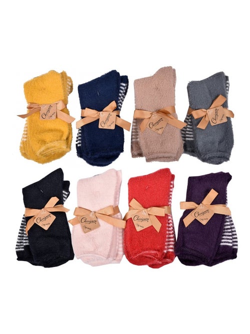 Chaussettes femme chevignon - pack de 6 - Kiabi Chaussettes femme chevignon - pack de 6 - Kiabi