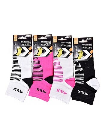 Chaussettes femme coton majoritaire - pack de 4