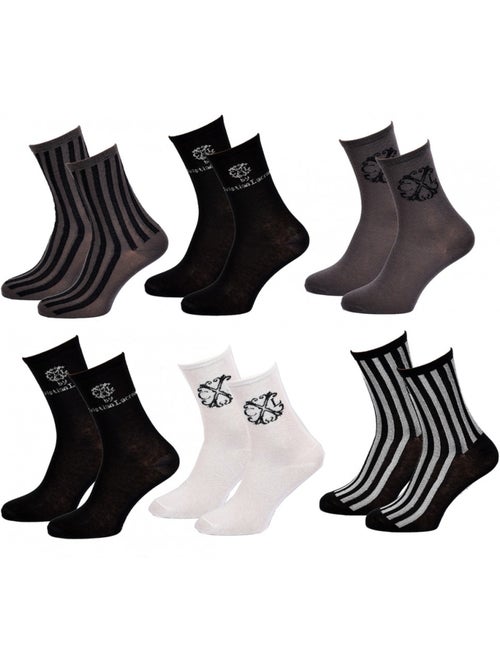 Chaussettes femme CXL By LACROIX Qualité et Confort - Pack de 6 - Kiabi Chaussettes femme CXL By LACROIX Qualité et Confort - Pack de 6 - Kiabi