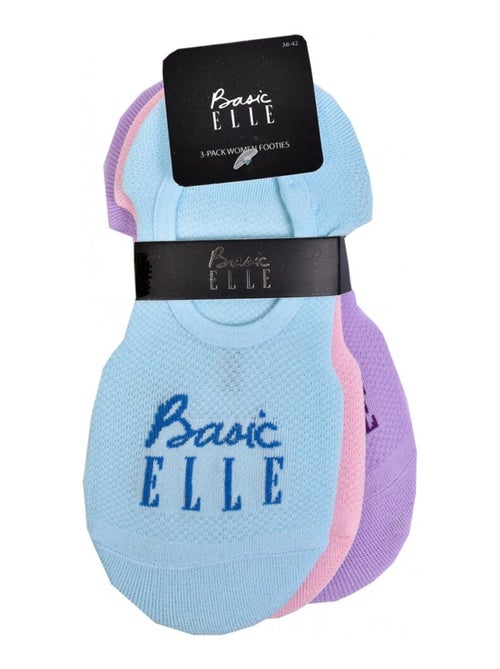 Chaussettes femme ELLE Basic - Pack de 9 - Kiabi Chaussettes femme ELLE Basic - Pack de 9 - Kiabi