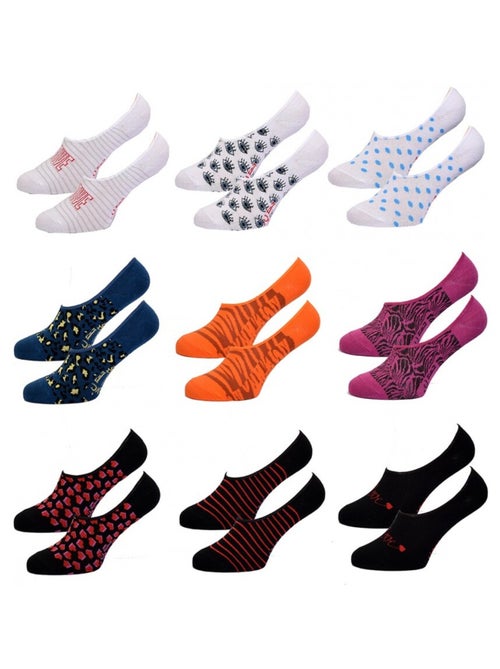 Chaussettes femme ELLE Basic - Pack de 9 - Kiabi Chaussettes femme ELLE Basic - Pack de 9 - Kiabi