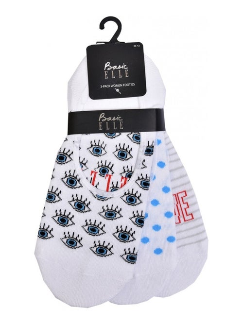 Chaussettes femme ELLE Basic - Pack de 9 - Kiabi Chaussettes femme ELLE Basic - Pack de 9 - Kiabi