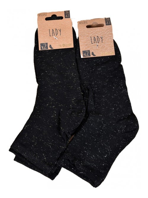 Chaussettes Femme Fantaisie Confort Coton Majoritaire - Pack de 4 - Kiabi Chaussettes Femme Fantaisie Confort Coton Majoritaire - Pack de 4 - Kiabi