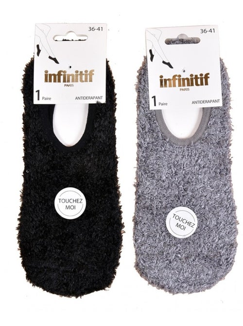 Chaussettes femme INFINITIF - Pack de 2 - Kiabi Chaussettes femme INFINITIF - Pack de 2 - Kiabi