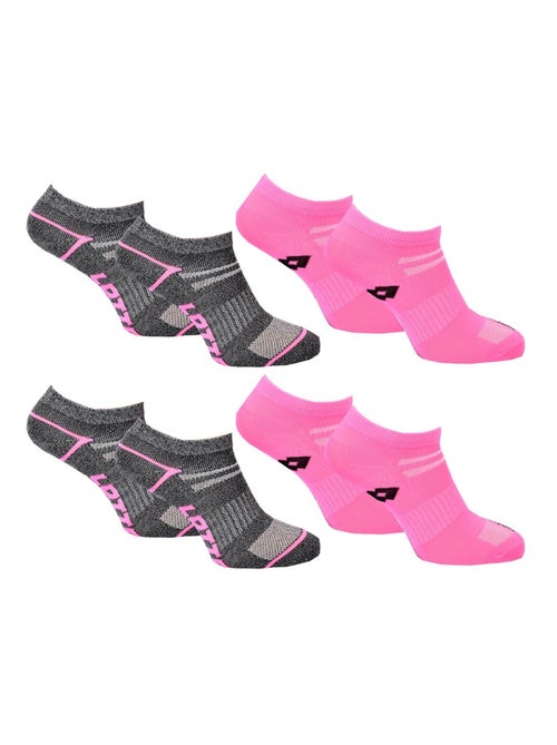 Chaussettes Femme LOTTO - Pack de 4 - Kiabi Chaussettes Femme LOTTO - Pack de 4 - Kiabi