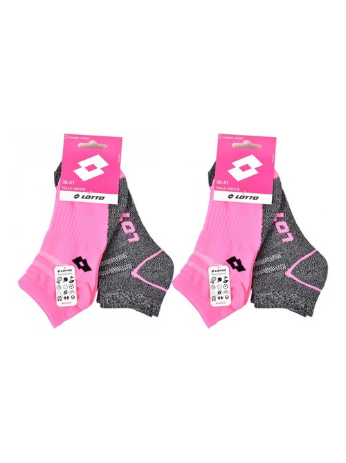 Chaussettes Femme LOTTO - Pack de 4 - Kiabi Chaussettes Femme LOTTO - Pack de 4 - Kiabi