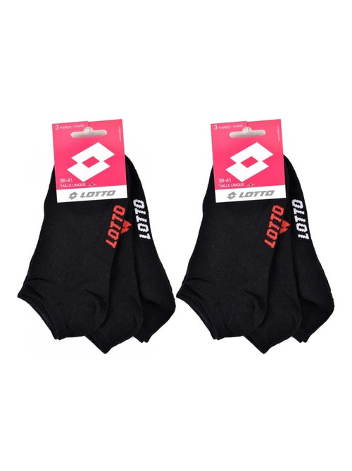 Chaussettes Femme LOTTO - Pack de 6 - Kiabi Chaussettes Femme LOTTO - Pack de 6 - Kiabi
