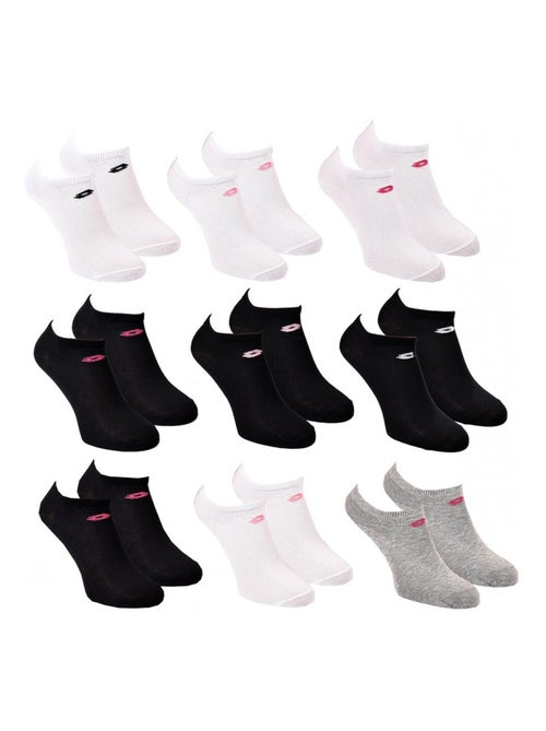 Chaussettes femme lotto - pack de 9 - Kiabi Chaussettes femme lotto - pack de 9 - Kiabi