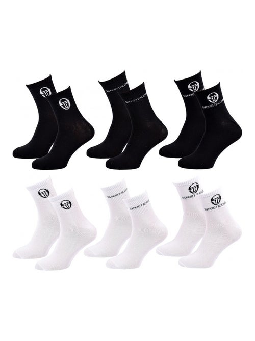 Chaussettes femme quarter sergio tacchini - pack de 12 - Kiabi Chaussettes femme quarter sergio tacchini - pack de 12 - Kiabi