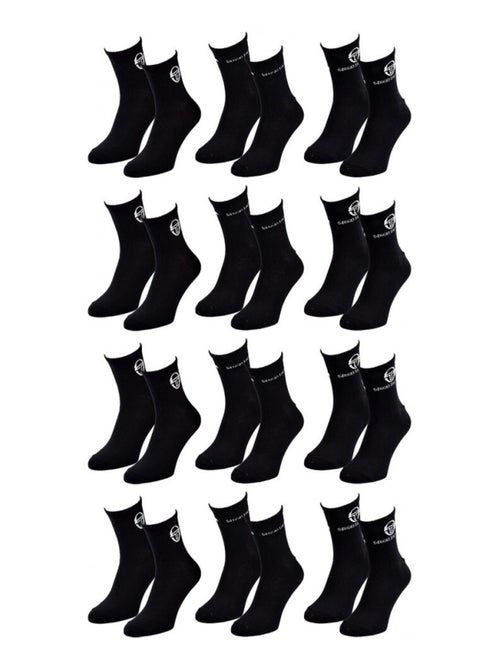 Chaussettes femme quarter sergio tacchini - pack de 12 - Kiabi Chaussettes femme quarter sergio tacchini - pack de 12 - Kiabi