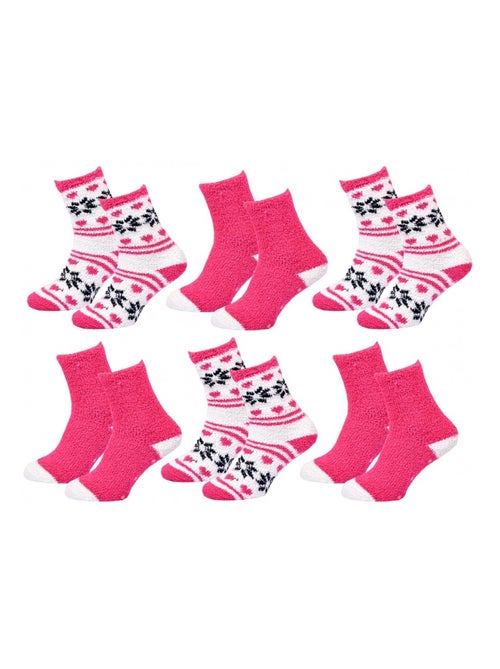 Chaussettes Femme WINTER SOCKS - Pack de 6 - Kiabi Chaussettes Femme WINTER SOCKS - Pack de 6 - Kiabi