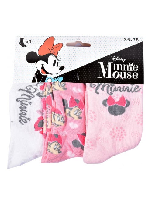 Chaussettes Fille Licence PACK DE 12 PAIRES MINNIE - Kiabi Chaussettes Fille Licence PACK DE 12 PAIRES MINNIE - Kiabi
