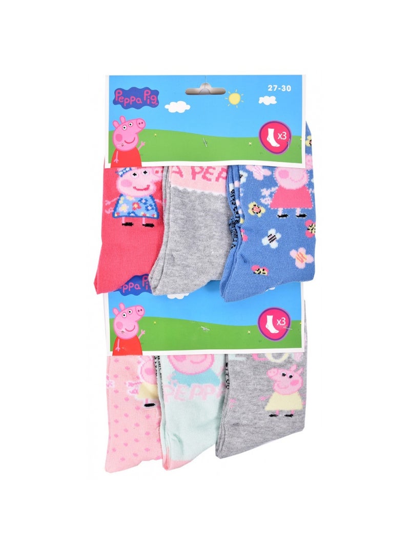 Chaussettes Fille Licence PACK DE 12 PAIRES  MIRACULOUS Blanc Multicolore Gris - Kiabi