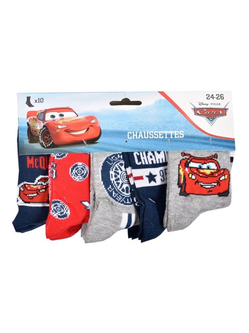 Chaussettes Garçon Licence PACK DE 12 PAIRES CARS - Kiabi