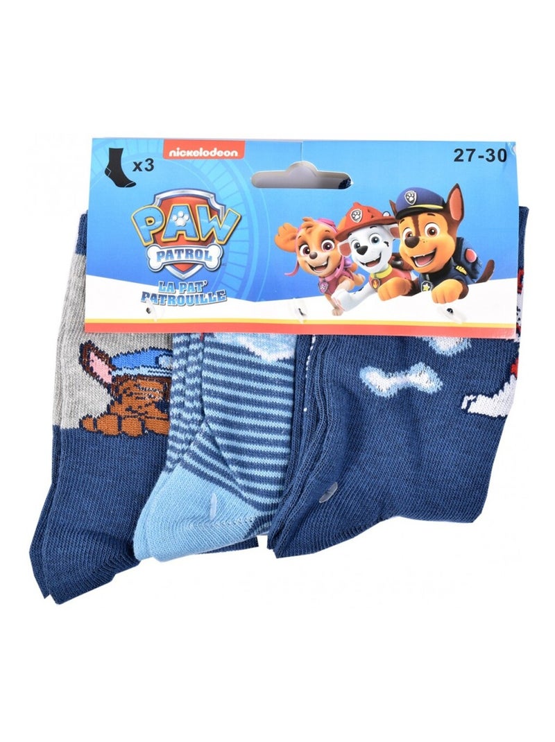 Chaussettes Garçon Licence PACK DE 12 PAIRES PAT PATROUILLE Bleu Multicolore Bleu - Kiabi