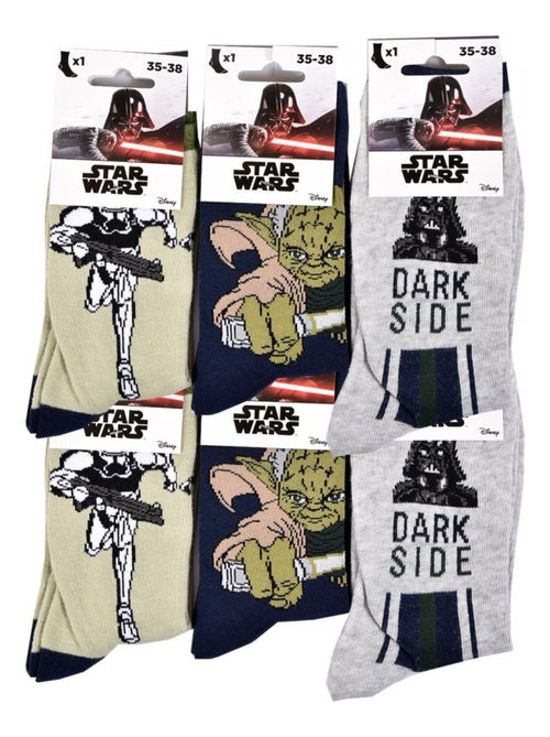 Chaussettes Garçon Licence PACK DE 12 PAIRES STAR WARS - Kiabi