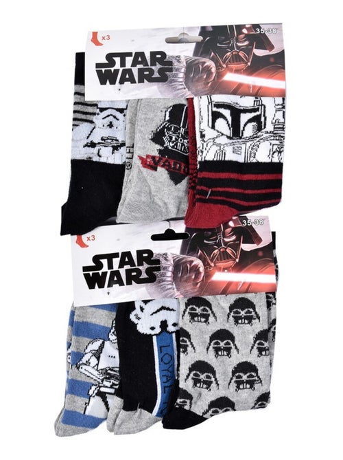 Chaussettes Garçon Licence PACK DE 12 PAIRES STAR WARS - Kiabi