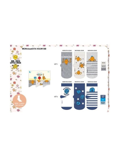 Chaussettes Garçon Licence PACK DE 3 PAIRES - Kiabi