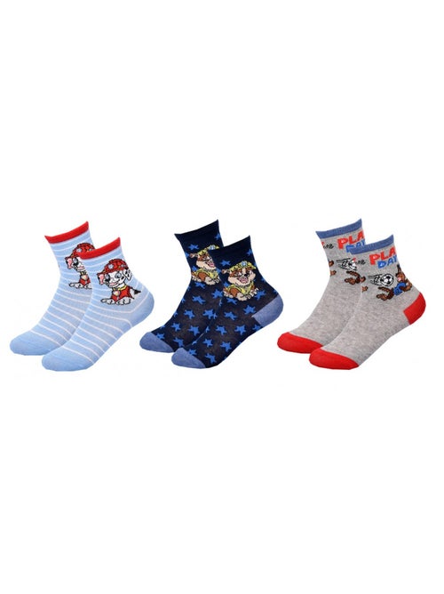 Chaussettes Garçon Licence PACK DE 3 PAIRES - Kiabi Chaussettes Garçon Licence PACK DE 3 PAIRES - Kiabi