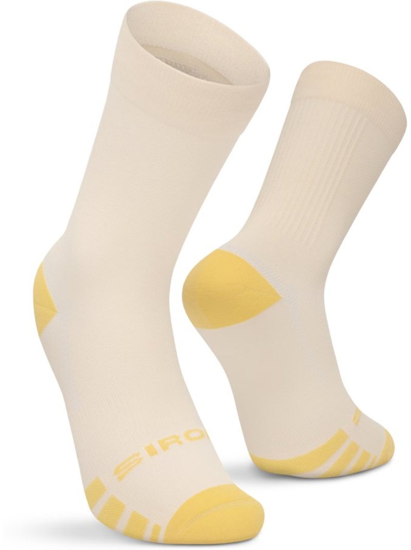 Chaussettes gravel cyclisme homme et femme gs1 light Jaune - Kiabi