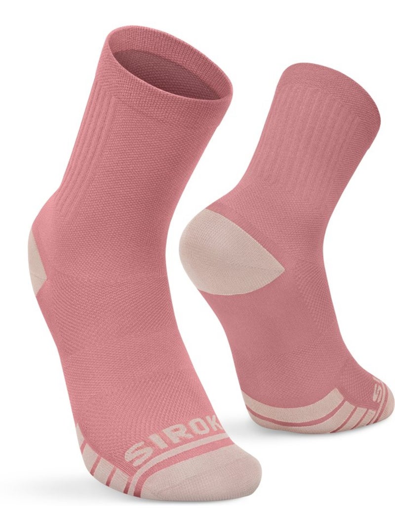 Chaussettes gravel cyclisme homme et femme gs1 pink Rouge - Kiabi