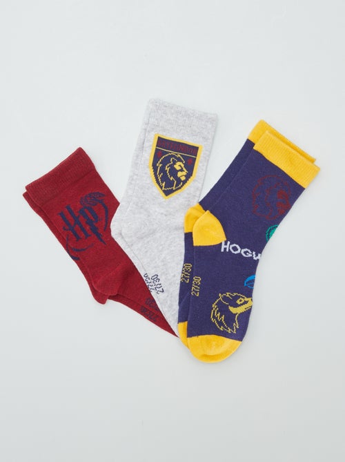 Chaussettes 'Harry Potter' - Lot de 3 - Kiabi